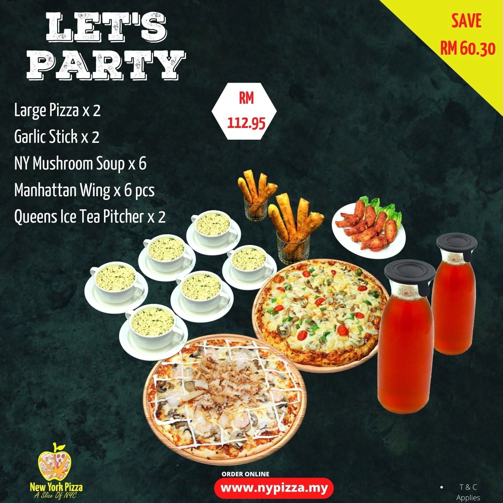 New York Pizza @La Vie Hotel — Menu, Bukit Mertajam, Pulau Pinang