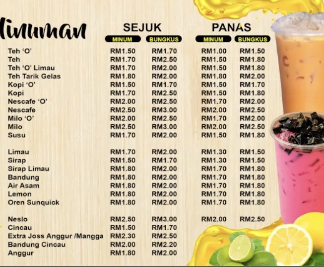 Mak Ngah Mee Dan Pasembor — Menu, Bukit Mertajam, Pulau Pinang