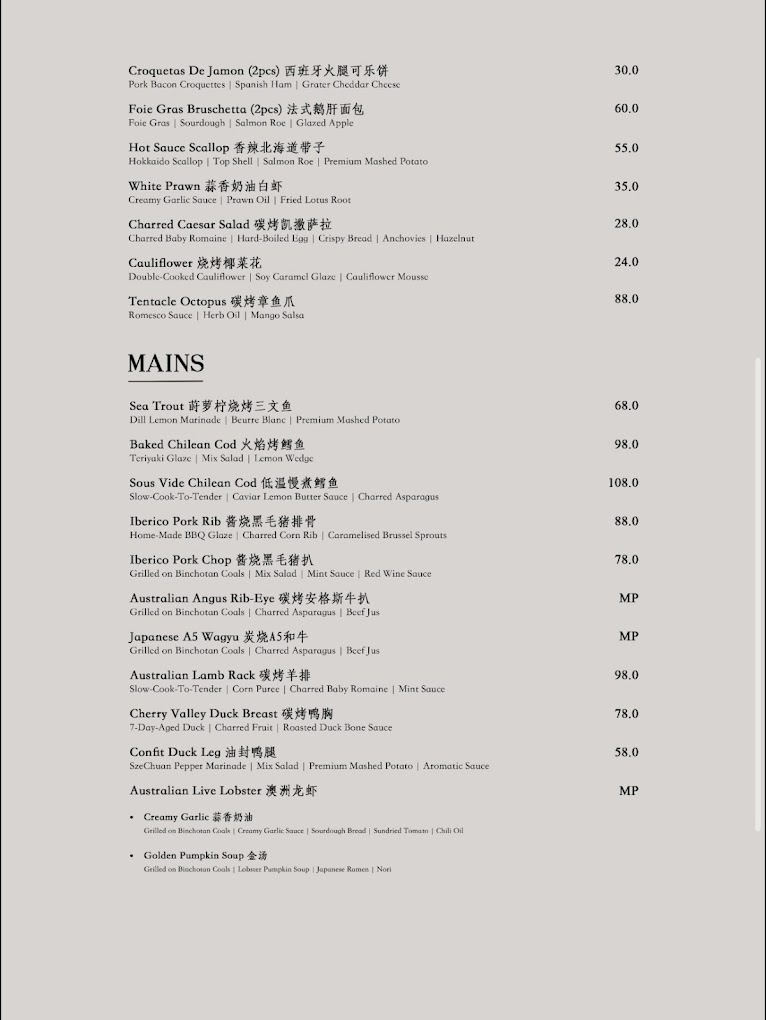 Talent Kitchen — Menu, Bukit Mertajam, Pulau Pinang