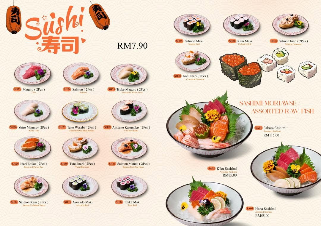 Black Whale Restaurant — Menu, Bukit Mertajam, Pulau Pinang