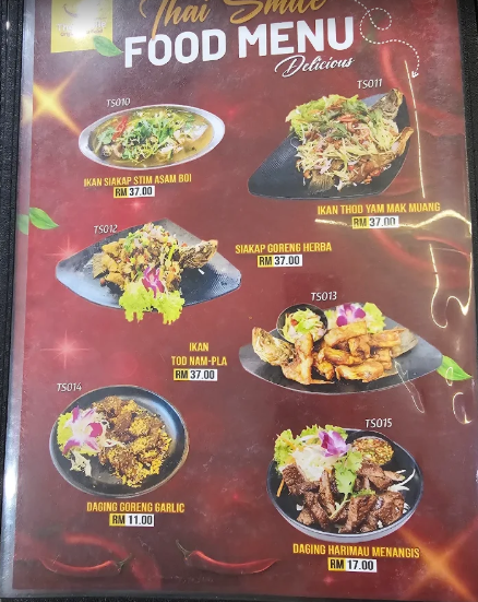 Thai Smile Perda Jaya — Menu, Bukit Mertajam, Pulau Pinang