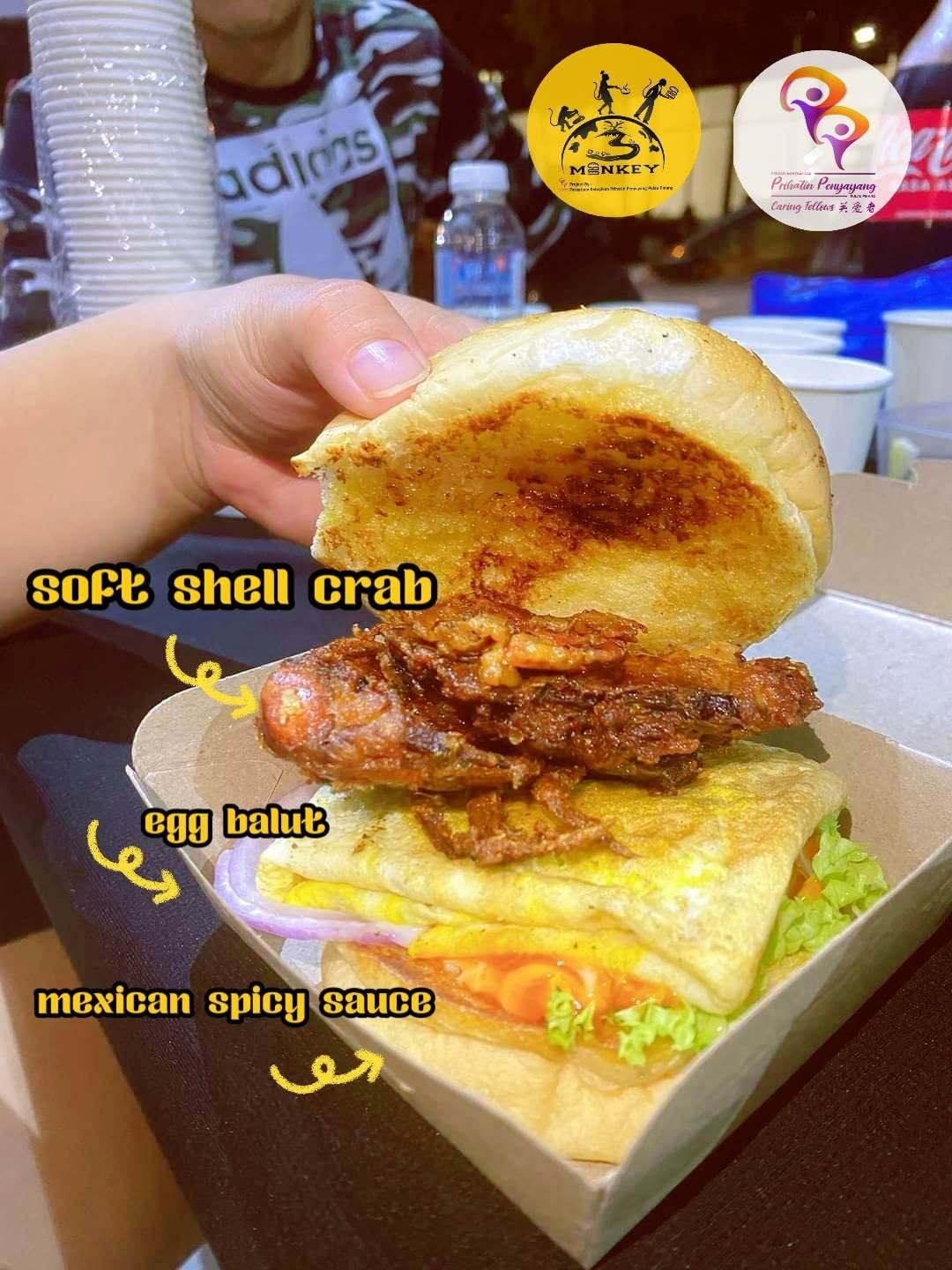 Three Monkey Burger Alma — Food, Bukit Mertajam, Pulau Pinang