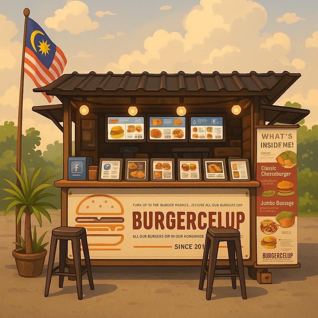 M&M's Burger Celup