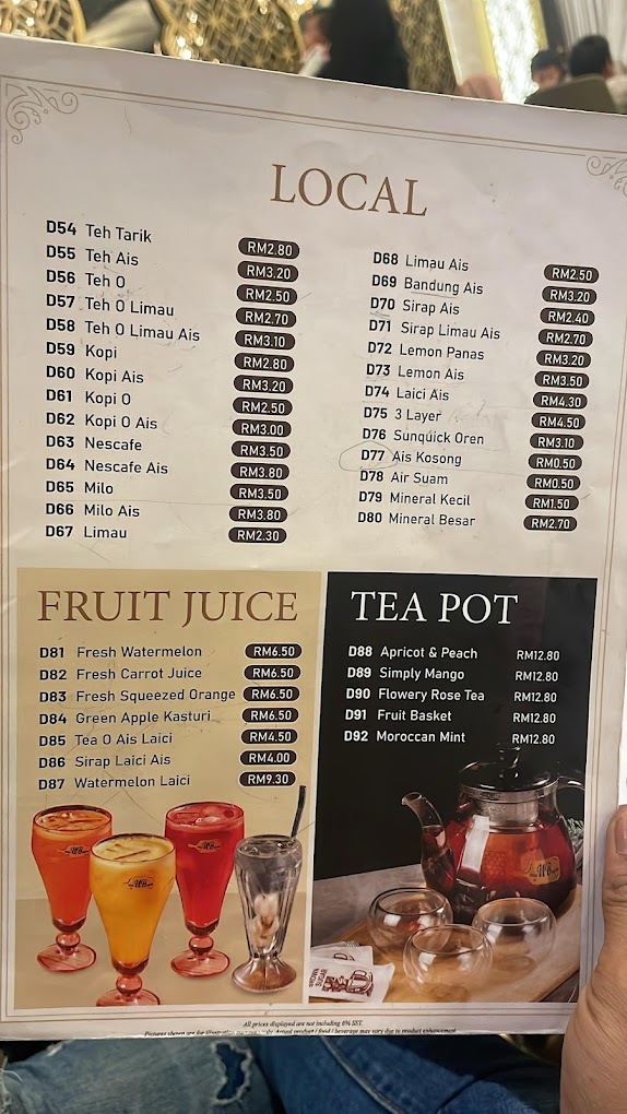 Nash Bistro (Kepala Batas) — Menu, Kepala Batas, Pulau Pinang