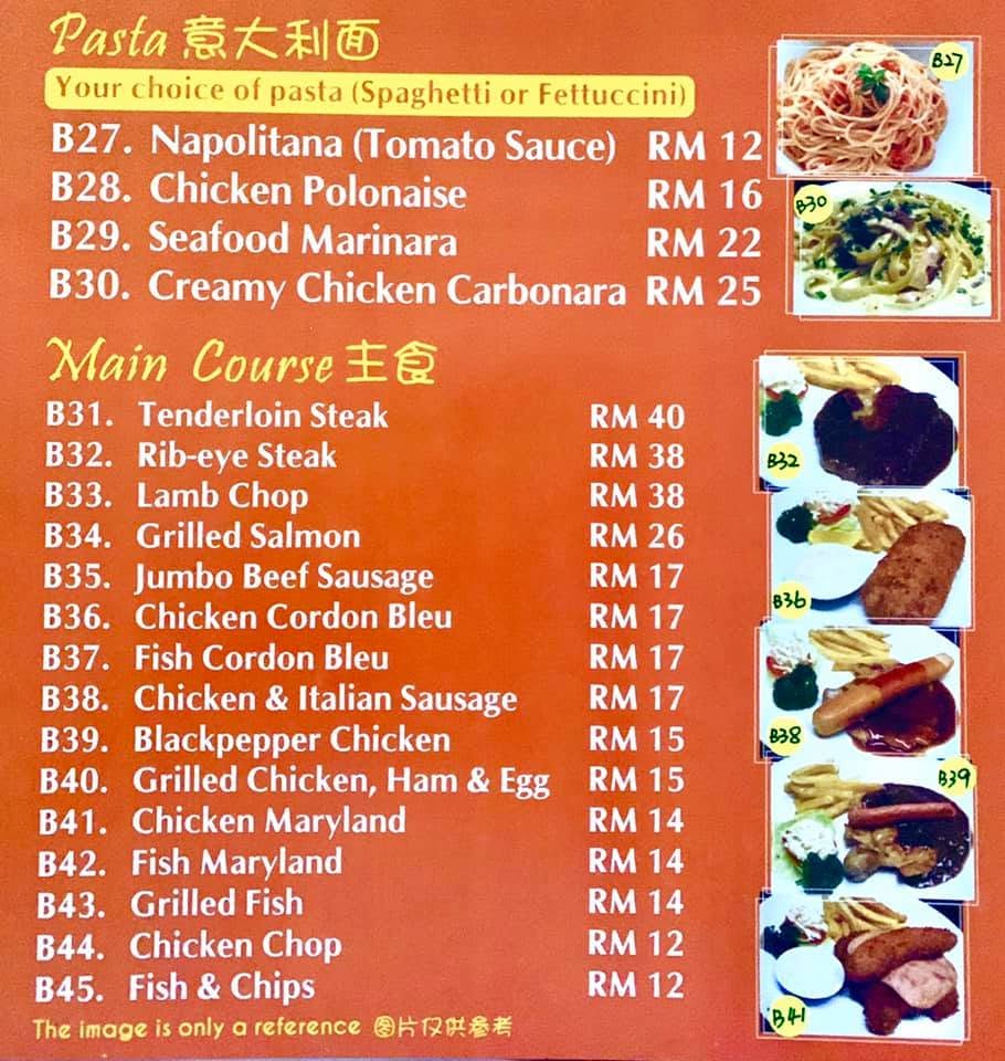 Butterworth Cafe — Menu, Butterworth, Pulau Pinang
