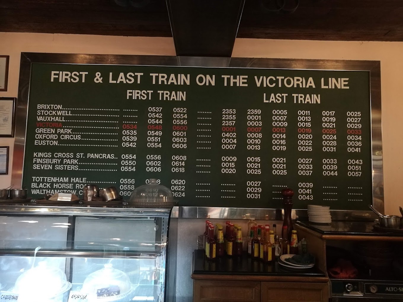 Victoria Station — Menu, Seberang Jaya, Pulau Pinang