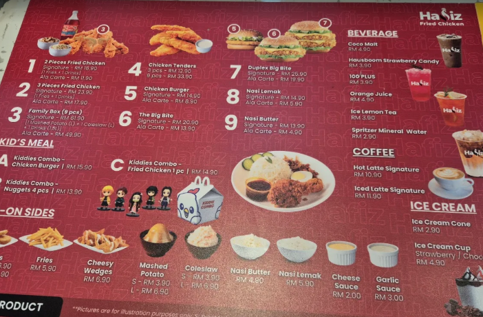 Hafiz Crispy Fried Chicken Bertam — Menu, Kepala Batas, Pulau Pinang