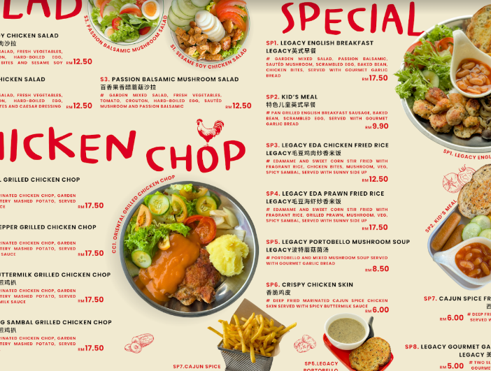 Luan Fong Legacy — Menu, Butterworth, Pulau Pinang