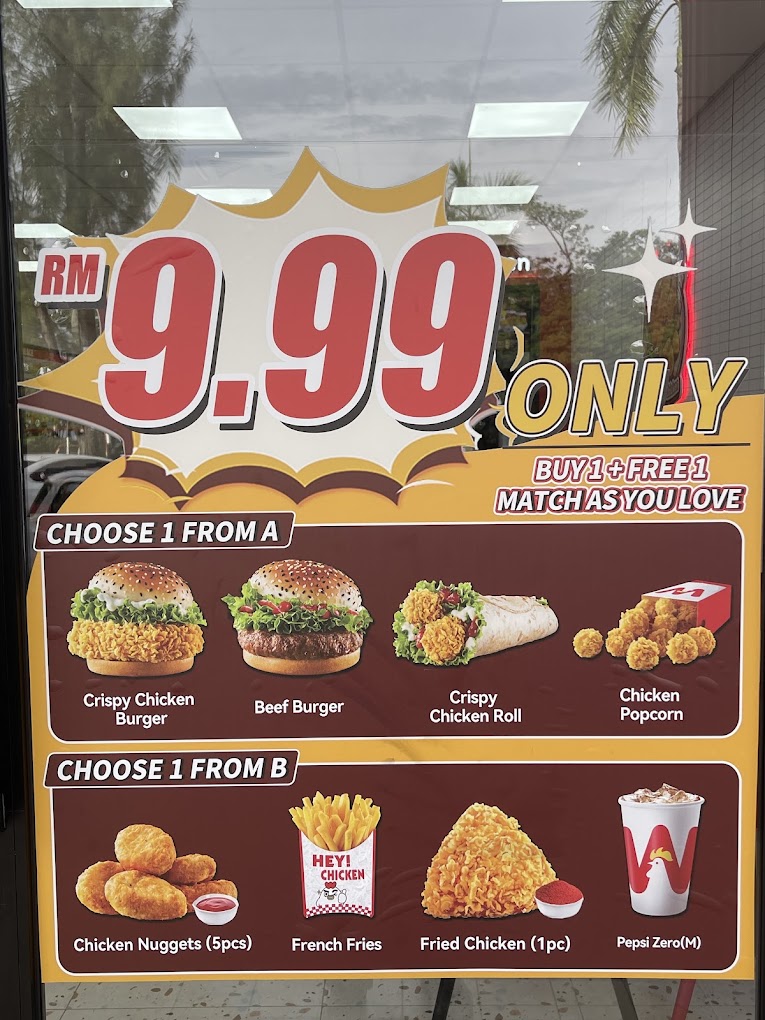 Wallace — Menu, George Town, Pulau Pinang