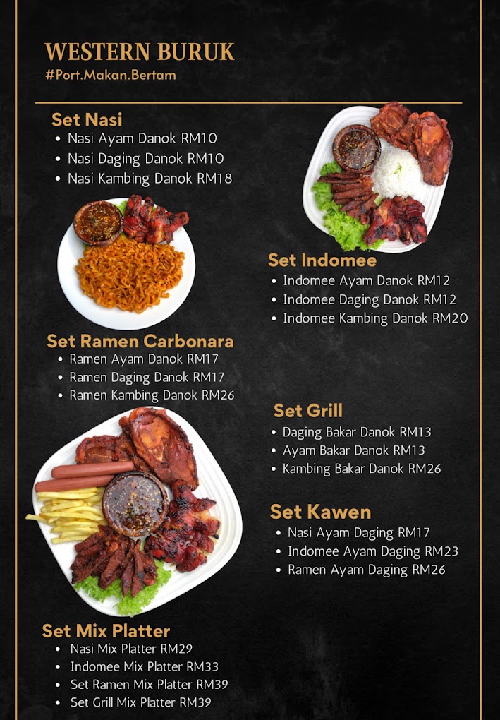 WESTERN BURUK — Menu, Kepala Batas, Pulau Pinang