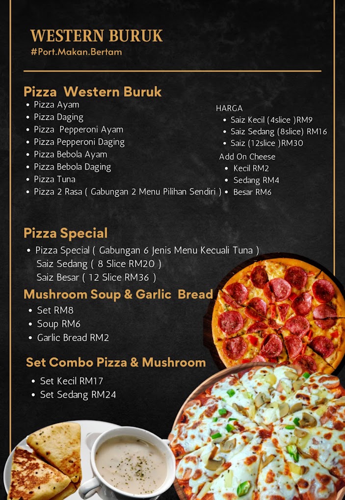 WESTERN BURUK — Menu, Kepala Batas, Pulau Pinang