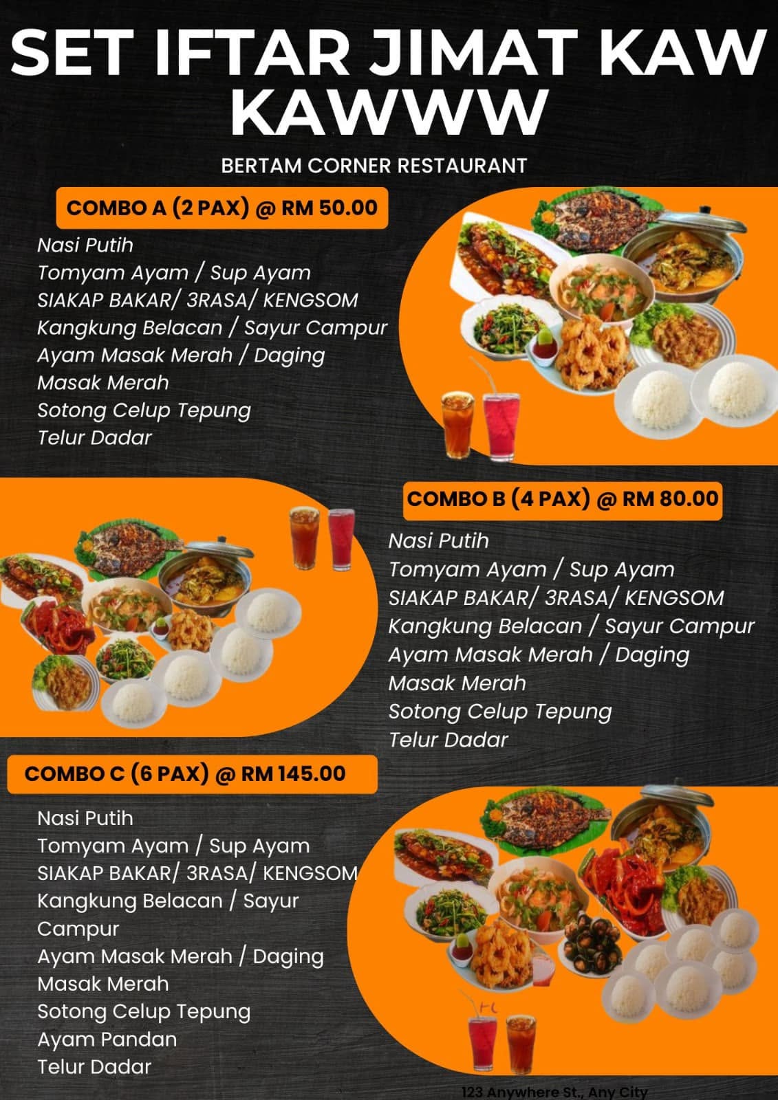 Bertam Corner Restaurant — Menu, Kepala Batas, Pulau Pinang