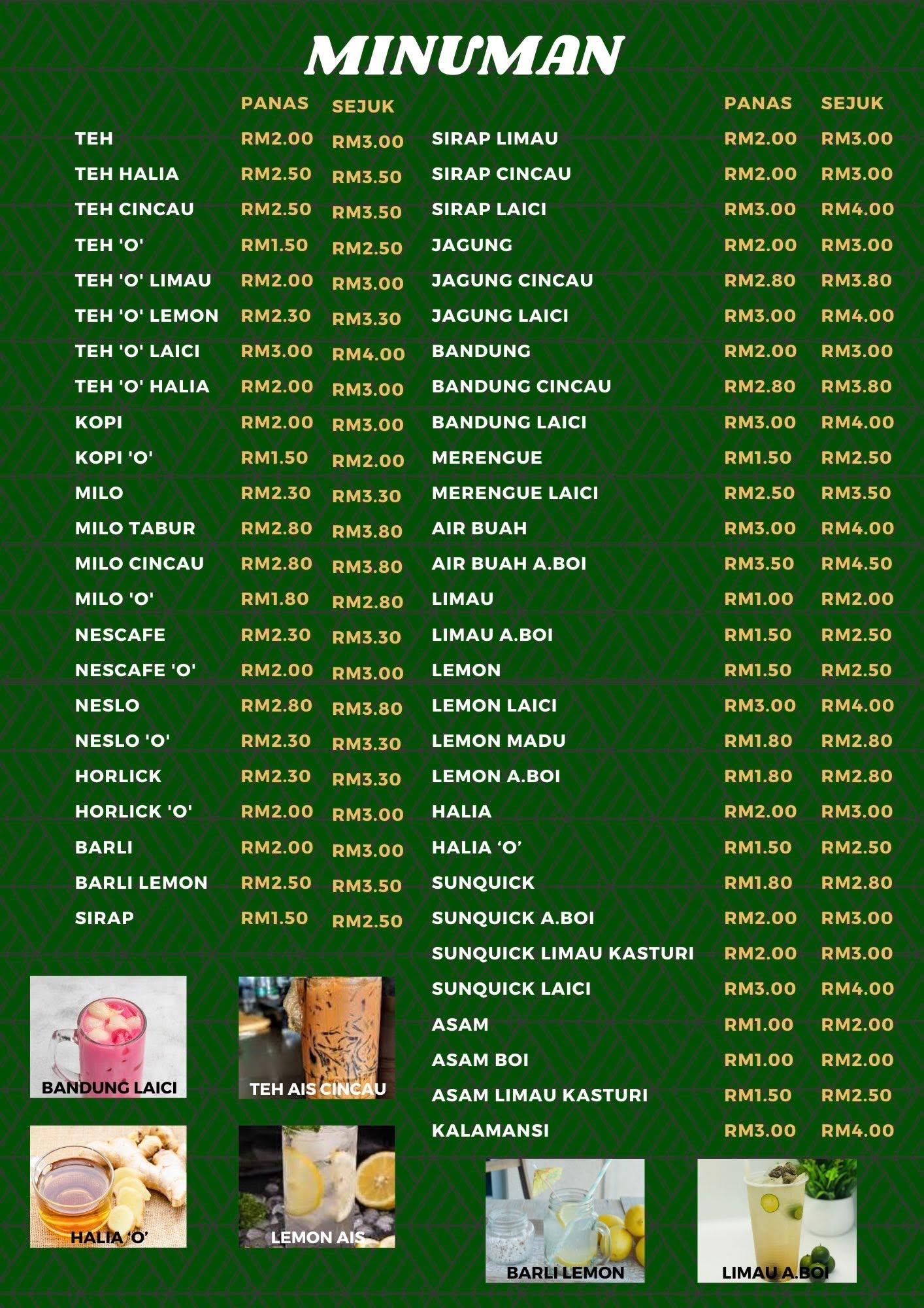 D'Ann Cafe — Menu, Kepala Batas, Pulau Pinang