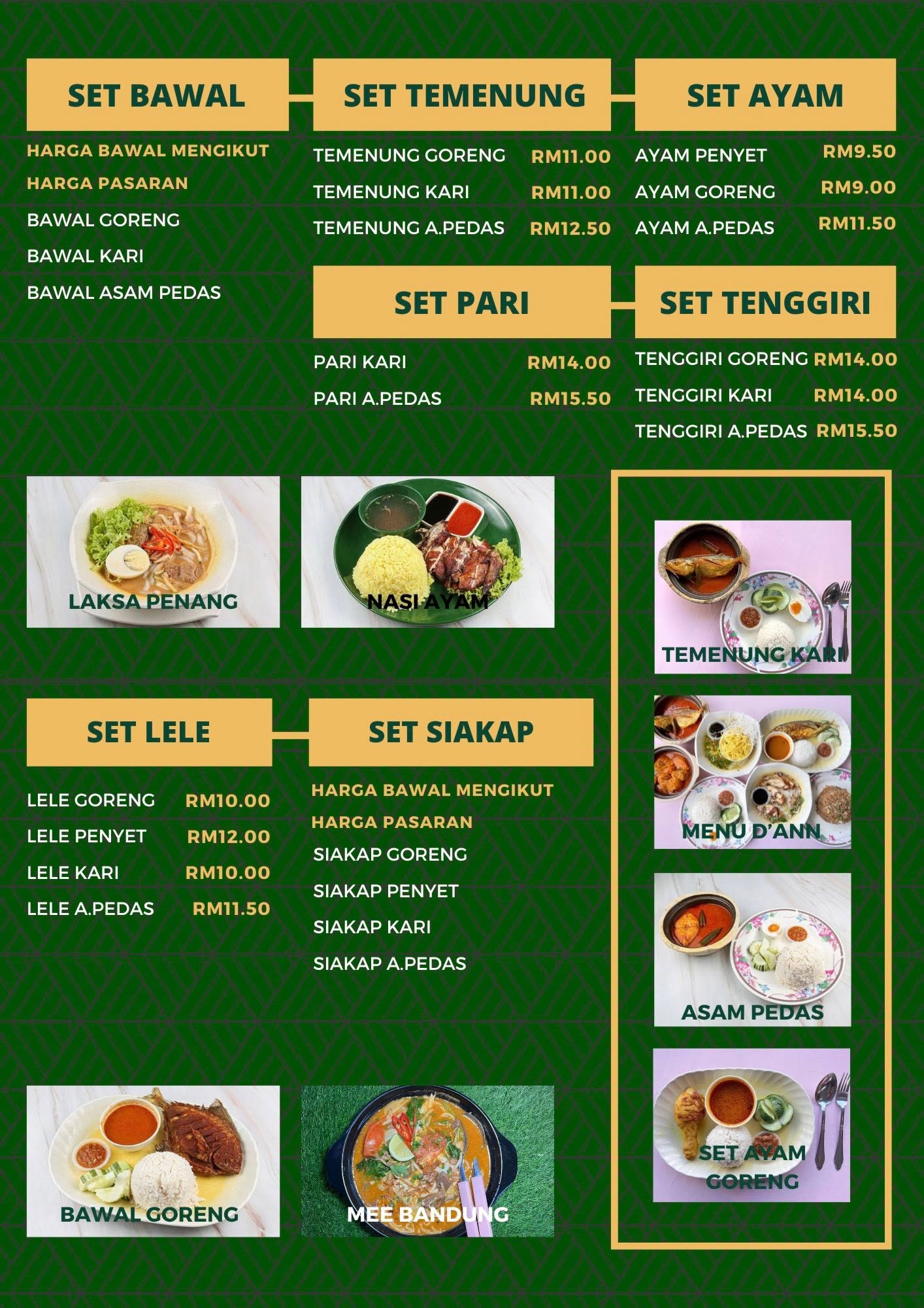 D'Ann Cafe — Menu, Kepala Batas, Pulau Pinang