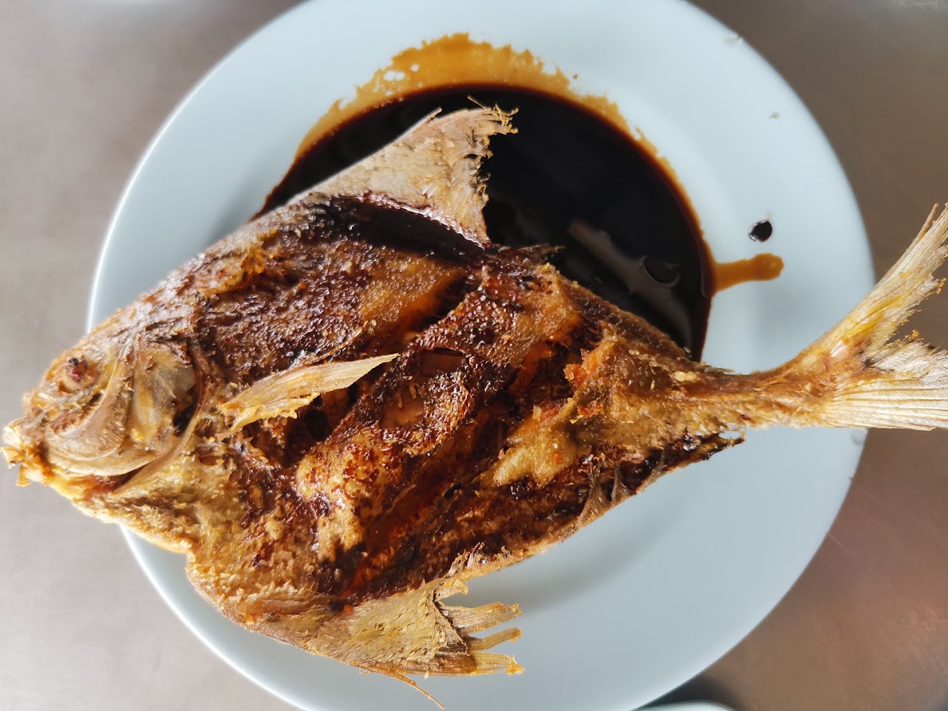 Wan Zai Bawal Goreng — Food, Permatang Pauh, Pulau Pinang