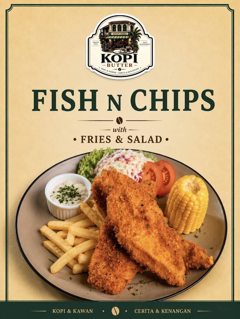 Kopi Butter — Menu, Permatang Pauh, Pulau Pinang