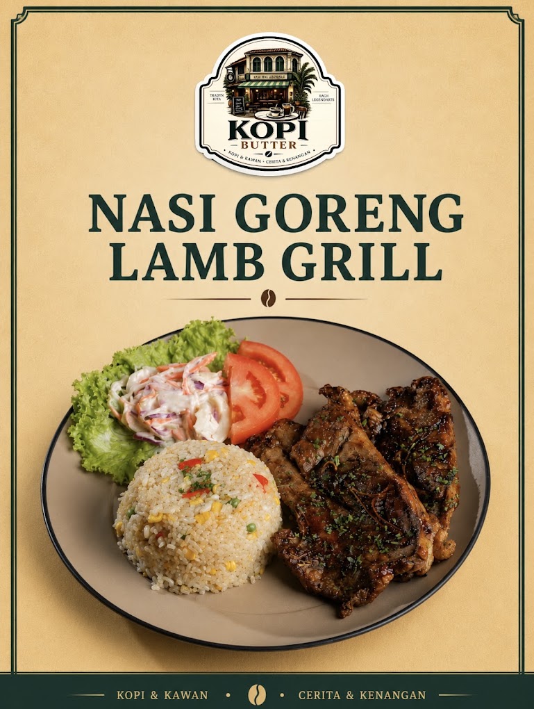 Kopi Butter — Menu, Permatang Pauh, Pulau Pinang