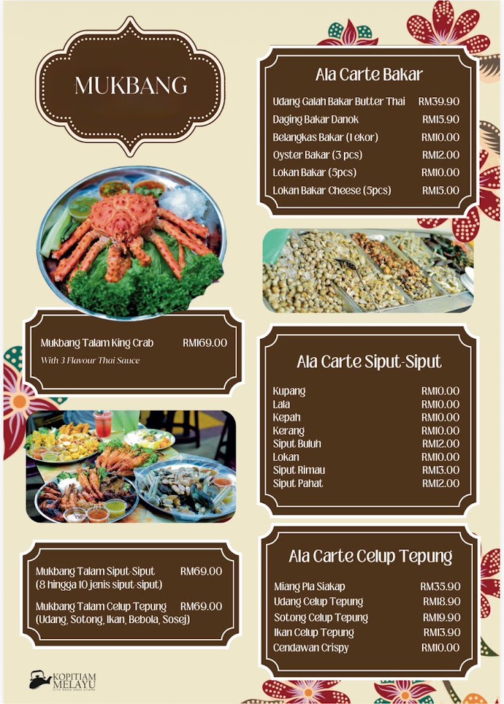 Port Pagi Pagi (Kopitiam Melayu) — Menu, Kepala Batas, Pulau Pinang