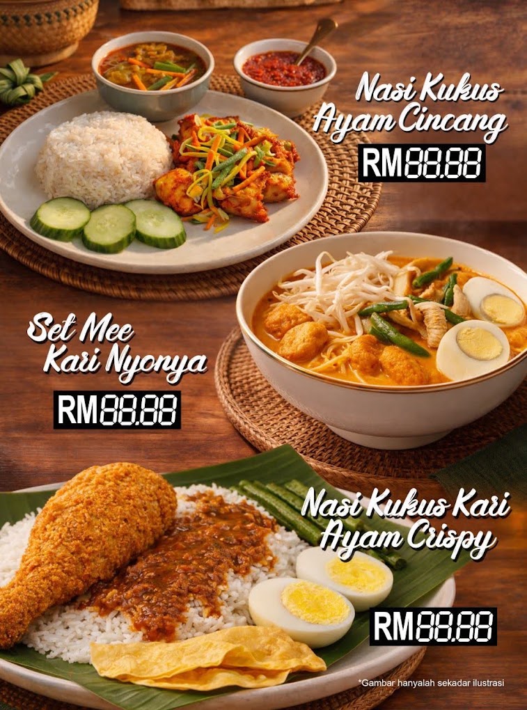 NASI REPUBLIK — Menu, Kepala Batas, Pulau Pinang