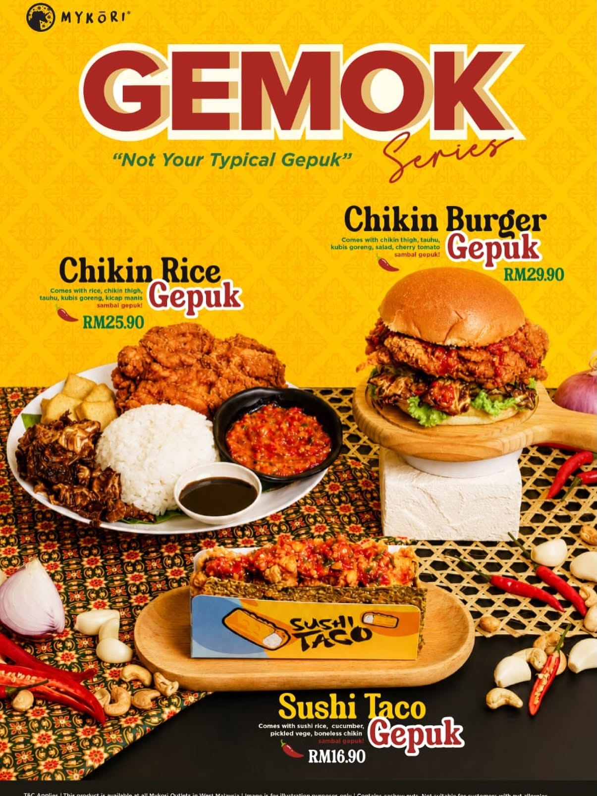 Mykori - Seberang Jaya — Menu, Seberang Jaya, Pulau Pinang