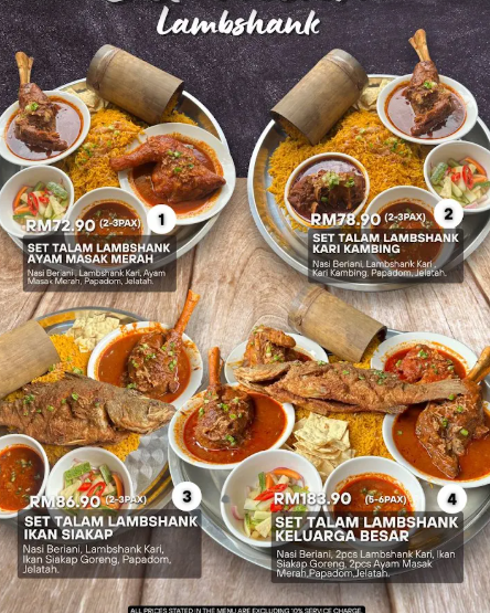 Restoran Beriani Buluh Penang — Menu, Kepala Batas, Pulau Pinang