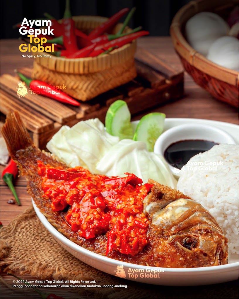 Ayam Gepuk Top Global Bertam — Food, Kepala Batas, Pulau Pinang
