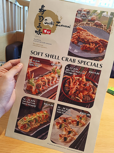 Sushi Zanmai Sunway Carnival Mall — Menu, Seberang Jaya, Pulau Pinang
