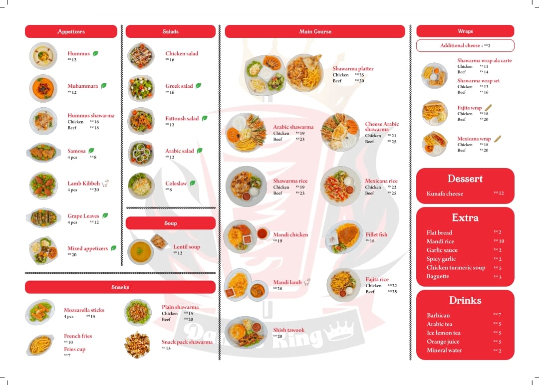 Damas King shawarma(Sunway Carnival mall) — Menu, Perai, Pulau Pinang