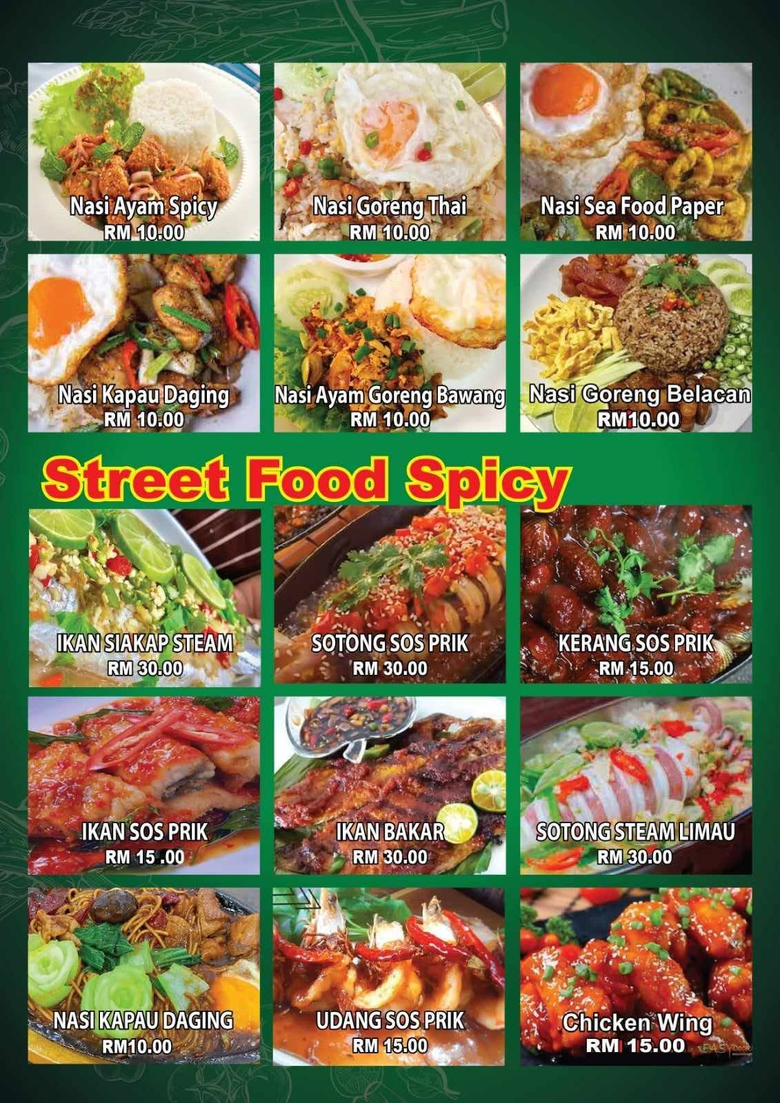 Black Night Tomyam Steak House — Menu, Bukit Mertajam, Pulau Pinang