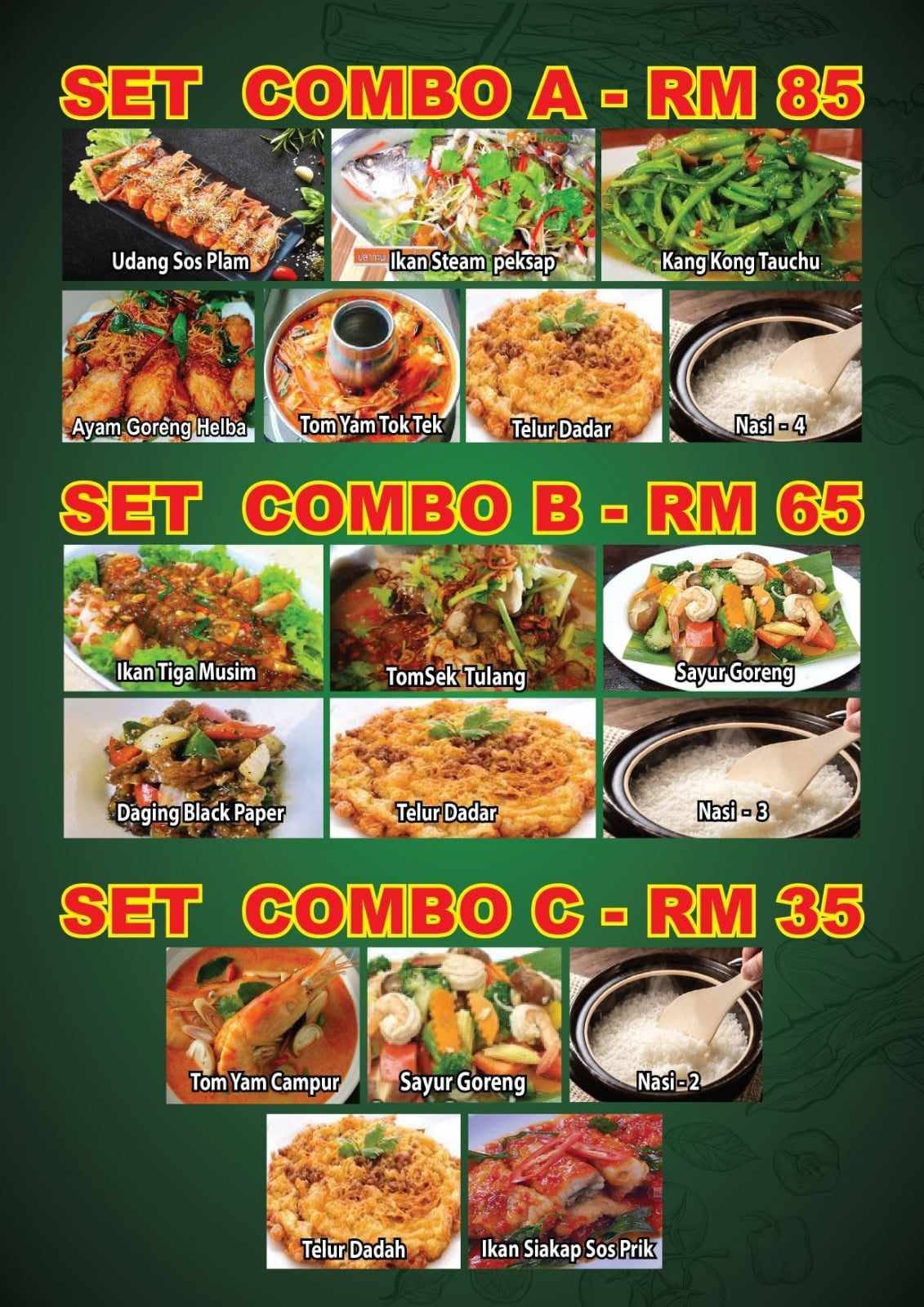 Black Night Tomyam Steak House — Menu, Bukit Mertajam, Pulau Pinang