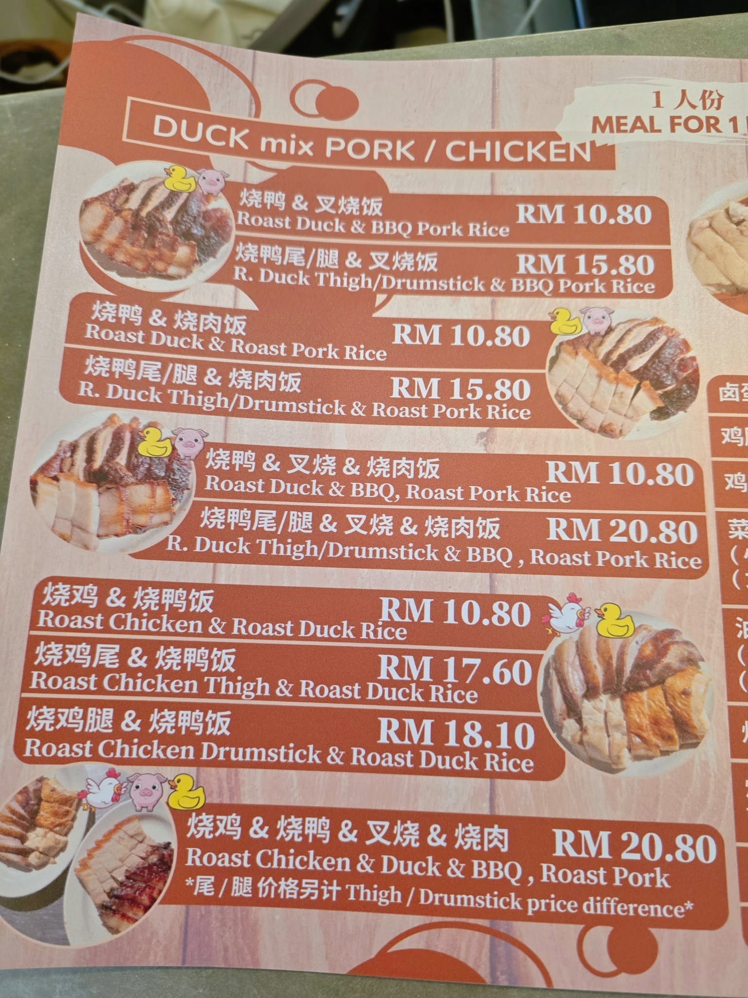 Sin Nam Huat @ Bukit Mertajam — Menu, Bukit Mertajam, Pulau Pinang