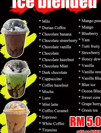 Zhaf Waffle — Menu, Bukit Mertajam, Pulau Pinang