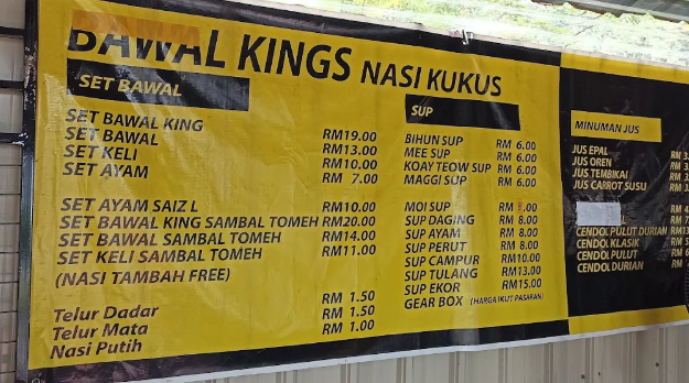 The Boroi Cafe — Menu, Bayan Lepas, Pulau Pinang