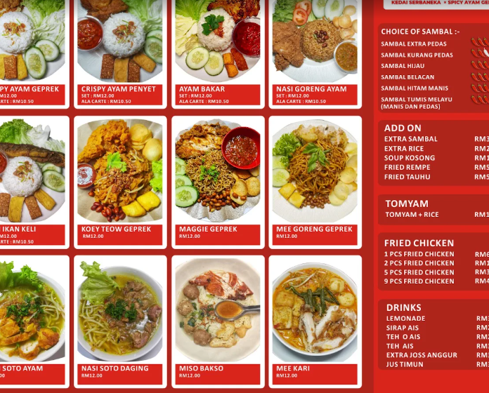 DOMINANA @ Arena Curve — Menu, Bayan Lepas, Pulau Pinang