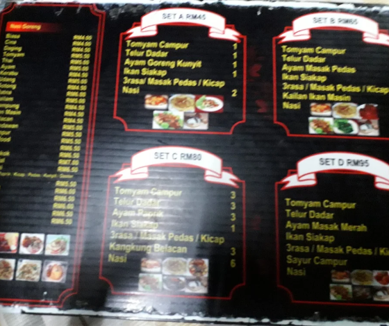 Iqbal Tomyam — Menu, Bayan Lepas, Pulau Pinang