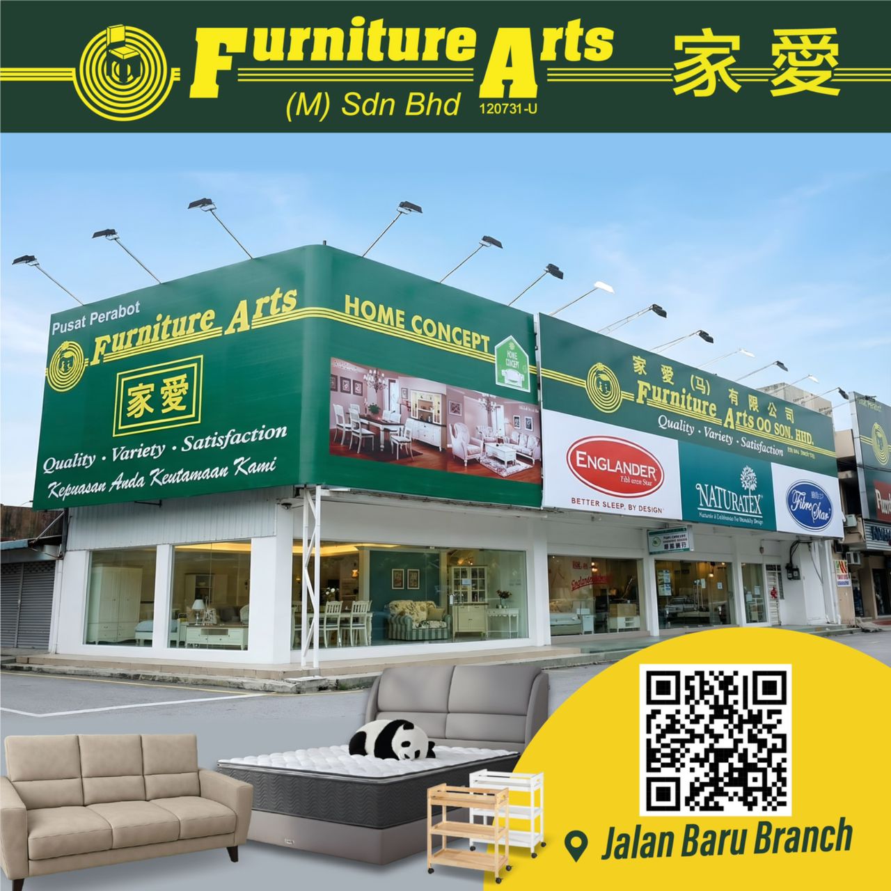 Furniture Arts (M) Sdn Bhd — Menu, Perai, Pulau Pinang