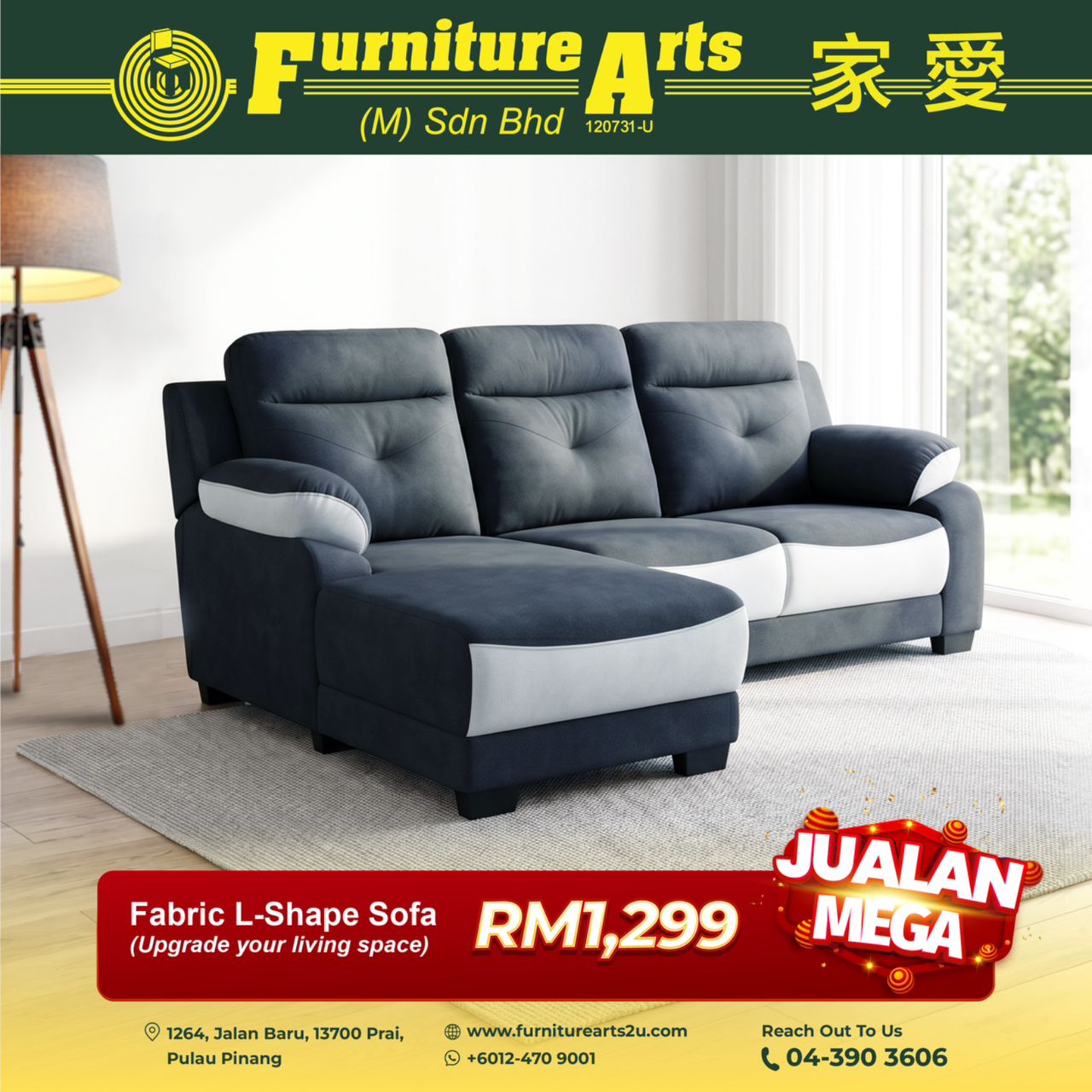 Furniture Arts (M) Sdn Bhd — Menu, Perai, Pulau Pinang