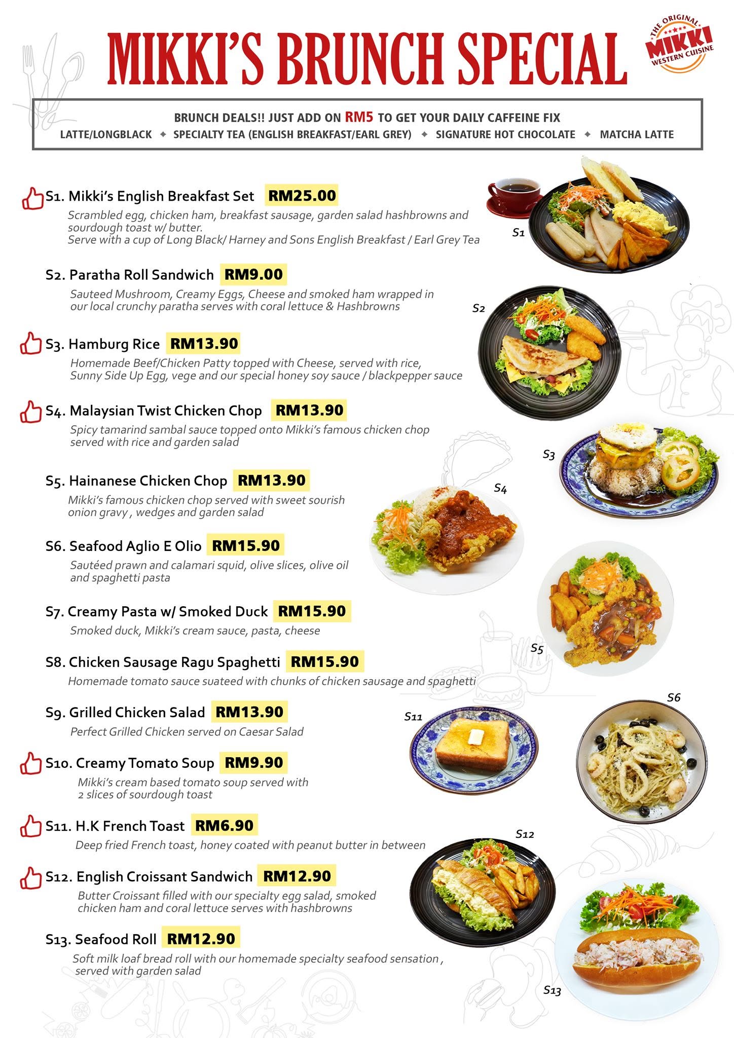 The Original Mikki Western Cuisine @ Sungai Nibong — Menu, Gelugor, Pulau Pinang