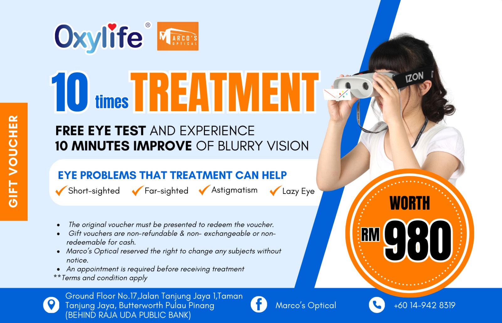 Free 10 Times Eye Treatment Trial (Worth RM980)