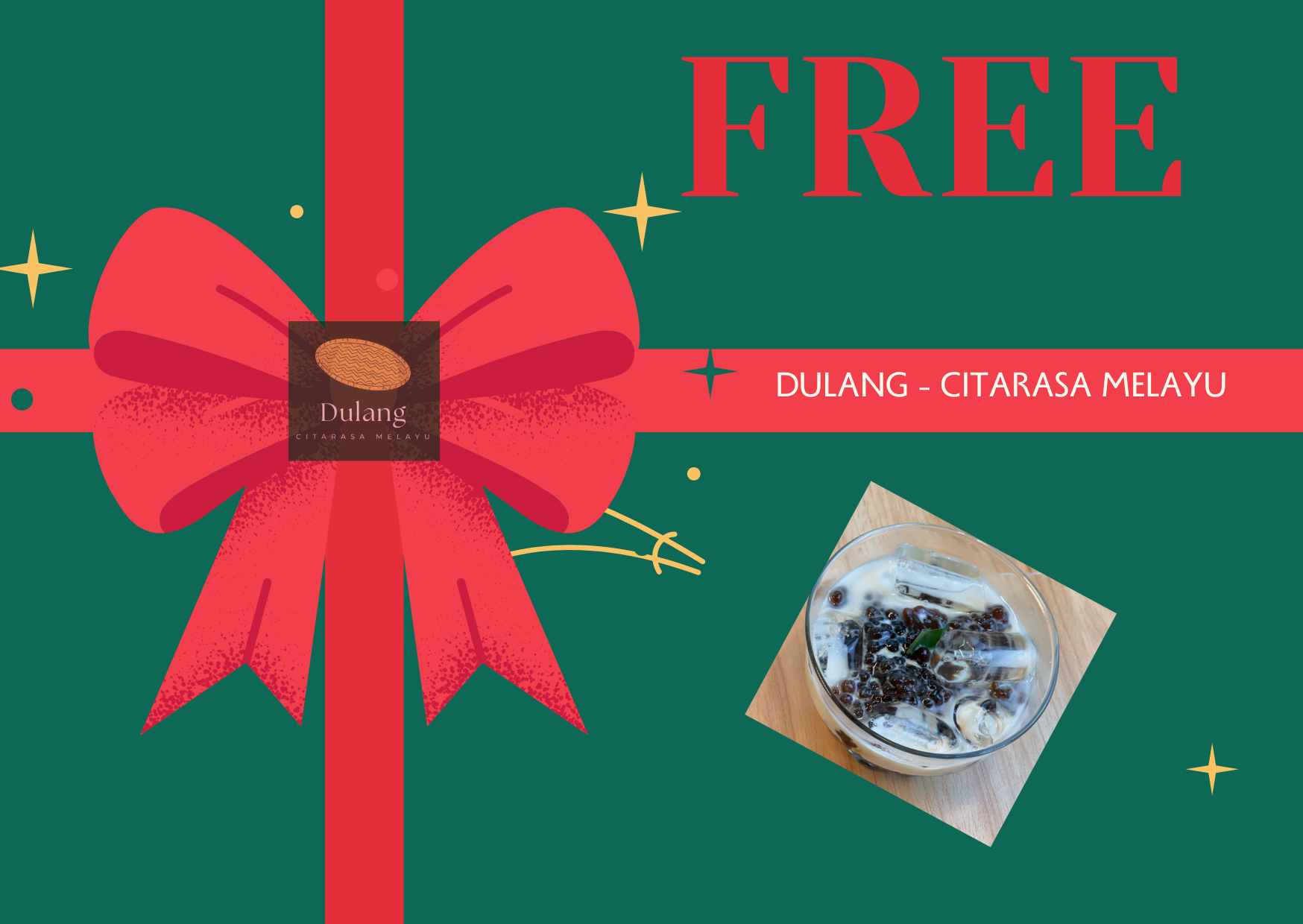 FREE SAGO GULA MELAKA